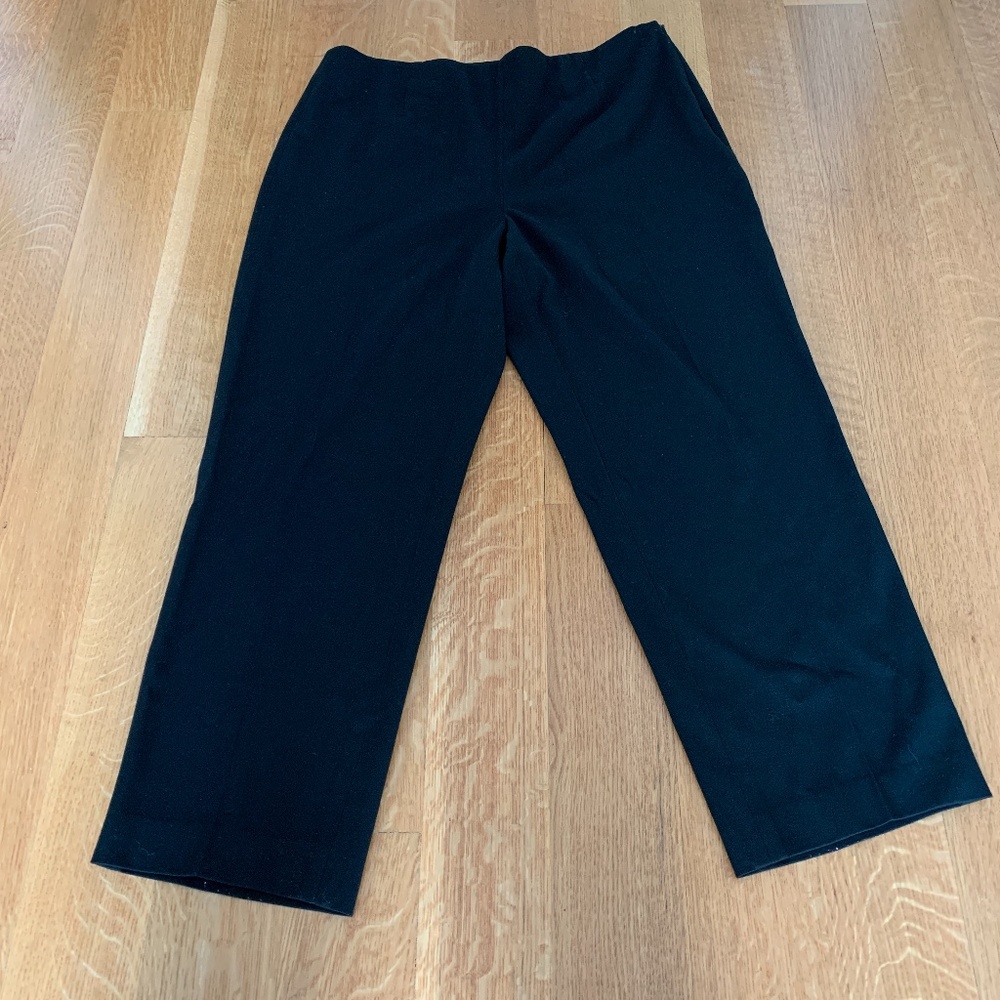 VINTAGE Talbots Stretch Black Pants Sz 12